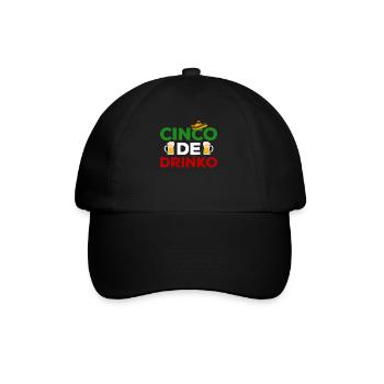 Cinco de Mayo - Baseballkappe - Schwarz/Schwarz - Vorne