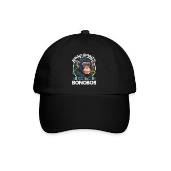 Endangered Species Bonobo Animal Rights Activist - Baseball Cap - black/black - Front