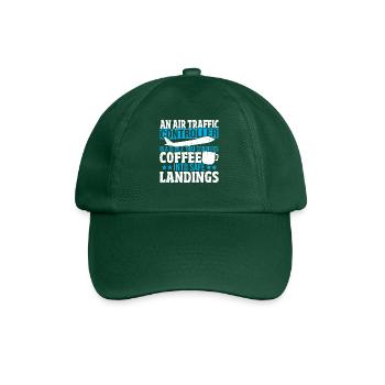 Costume de contrôleur de la circulation aérienne de piste d’aviation de piste de trafic aérien - Casquette classique - vert bouteille - Devant