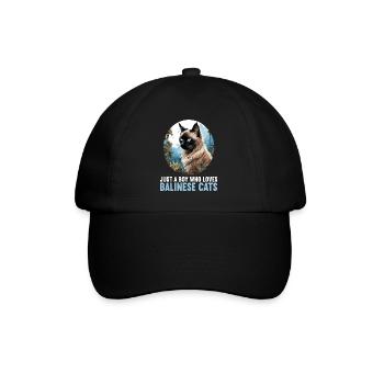 Chat balinais Balinesenkatze - Casquette classique - noir/noir - Devant