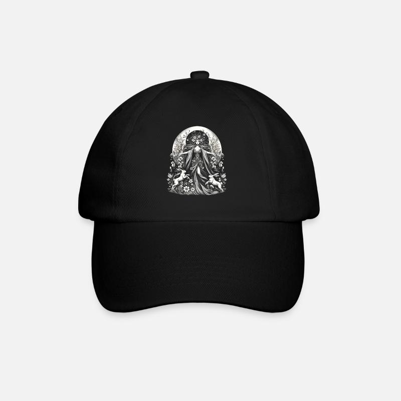 Ostara Eostre équinoxe sorcière déesse païenne rituels - Casquette classique - noir/noir