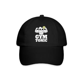 Gym Motivation Musculation Entraînement - Casquette classique - noir/noir - Devant