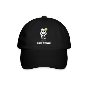 Gymnase de motivation pour le cyclisme en salle - Casquette classique - noir/noir - Devant