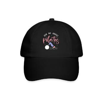 Instructeur de Pilates Enseignant Demandez-moi - Casquette classique - noir/noir - Devant
