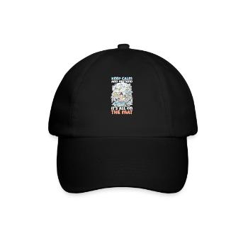 Instructeur de yoga Gardez votre calme et faites semblant de tout sur le M - Casquette classique - noir/noir - Devant
