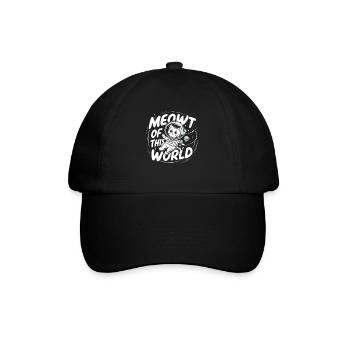 Chat, Astronaute, Astronomie, Système Solaire Externe - Casquette classique - noir/noir - Devant