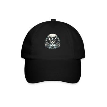 Chat, Astronaute, Astronomie, Système Solaire Externe - Casquette classique - noir/noir - Devant
