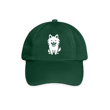 wolf - Baseball Cap - bottle green - Front