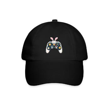 Lapin de Pâques Gamer Iconic Gaming Streetwear - Casquette classique - noir/noir - Devant