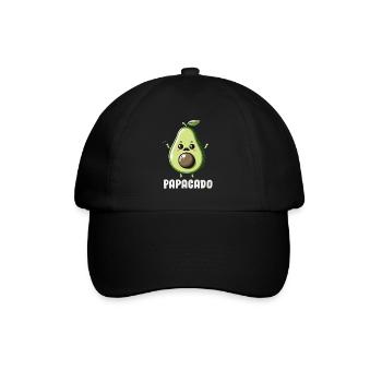 Avocat Guacamole Vegan Cadeau - Casquette classique - noir/noir - Devant