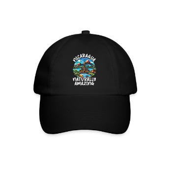I Love Nicaragua Nicaraguan Flag Nicaraguan Pride - Baseball Cap - black/black - Front