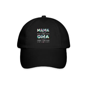Mom Grandma Gift Birthday Mother's Day - Baseball Cap - black/black - Front