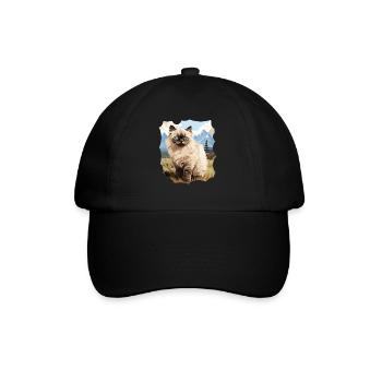 Chat de l’Himalaya Colourpoint Katze - Casquette classique - noir/noir - Devant