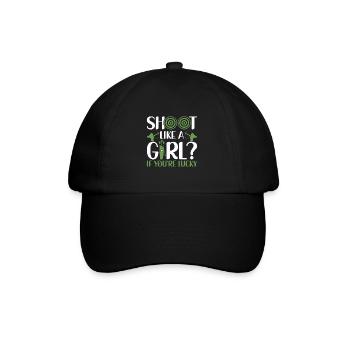 Shoot Like a Girl? - Archer Bow - Baseball Cap - black/black - Front