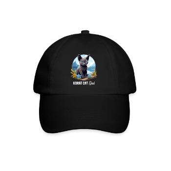 Korat Chaton Korat Chat - Casquette classique - noir/noir - Devant