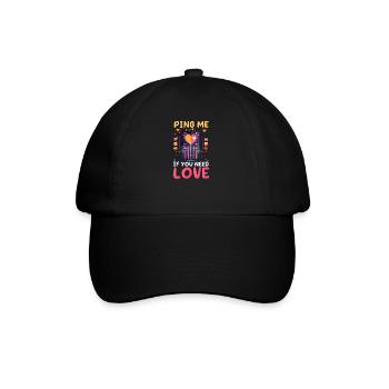 Network Engineering Ping Me If You Need Love - Baseball Cap - black/black - Front
