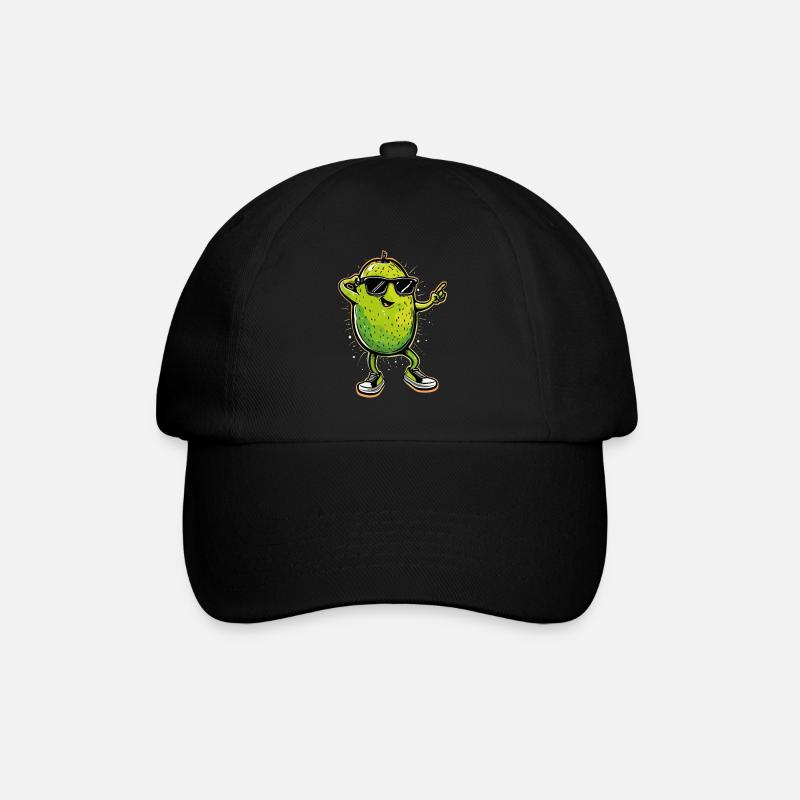 Kiwi Dabbing - Baseballkappe - Schwarz/Schwarz