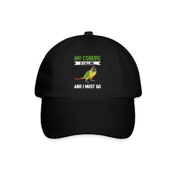 Molina Parakeet Parrot Bird Parakeet - Baseball Cap - black/black - Front