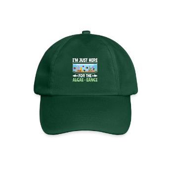 I'm just here for the Algae-eance - Aqua Scape - Baseballkappe - Flaschengrün - Vorne