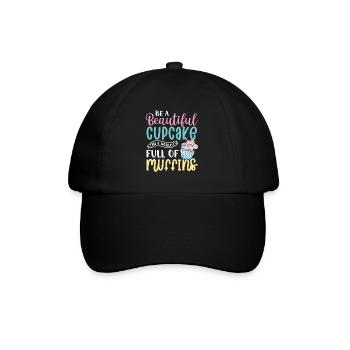 Cupcake Muffin Baking Gift - Baseball Cap - black/black - Front