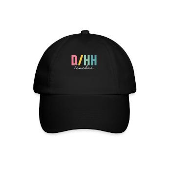 DHP Enseignant Sourd Et Malentendant Coloré - Casquette classique - noir/noir - Devant
