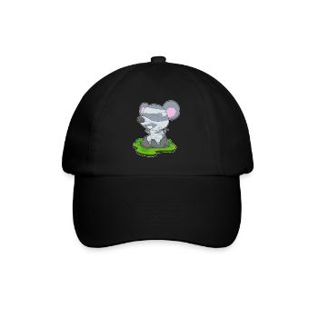 Mouse Halloween Mummy - Baseball Cap - black/black - Front
