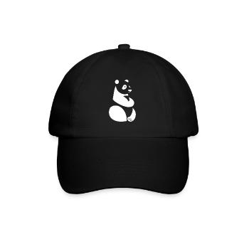 Panda Ours Panda japonais - Casquette classique - noir/noir - Devant