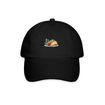 Cinco De Mayo Taco Liebhaber Aesthetic Streetwear - Baseballkappe - Schwarz/Schwarz - Vorne