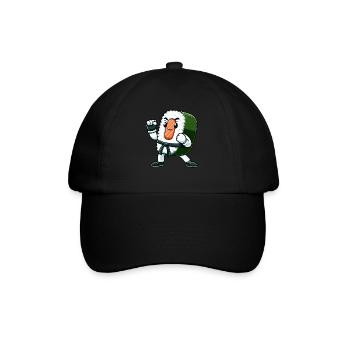 Sushi Karate - Baseballkappe - Schwarz/Schwarz - Vorne