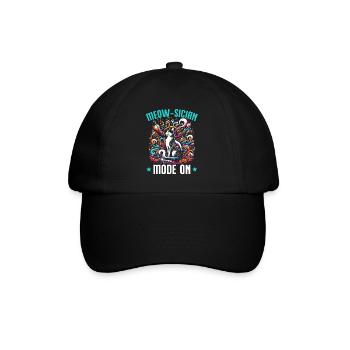Musique Chat Instrument De Musique Kitty Pet Musicien - Casquette classique - noir/noir - Devant