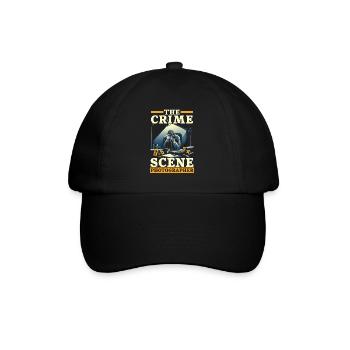 Forensic Photographer Crime Scene Investigation - Baseball Cap - black/black - Front