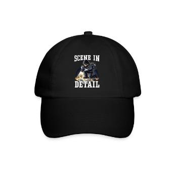 Forensic Photographer Crime Scene Investigation - Baseball Cap - black/black - Front