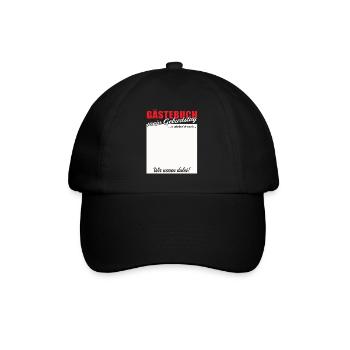 Guestbook Birthday Greeting - Baseball Cap - black/black - Front