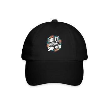 Car drift racing, racing car motorsport drift - Baseball Cap - black/black - Front