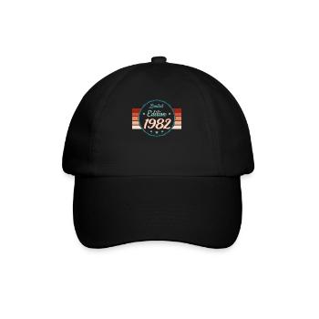 1982 Klassik Star - Un cadeau d’une classe à part - Casquette classique - noir/noir - Devant