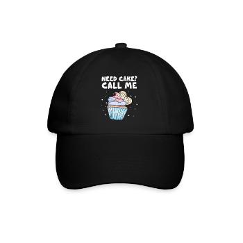 Cupcake - Baseballkappe - Schwarz/Schwarz - Vorne