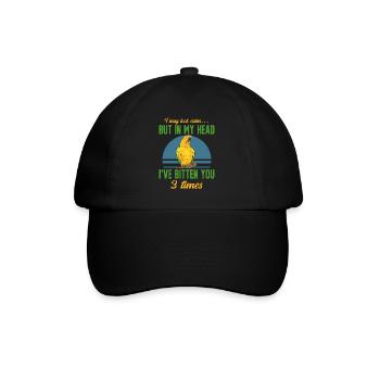 Parakeet Parrot Parakeet Bird - Baseball Cap - black/black - Front