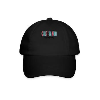 Cultivando Bilingües Spanish Teacher - Baseball Cap - black/black - Front