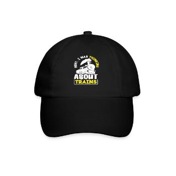 Train Trains Hobby Train Spotter Train Driver - Casquette classique - noir/noir - Devant