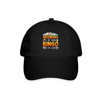 Joueur de bingo Grand-mère Grand-mère est mon - Casquette classique - noir/noir - Devant