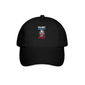 4 juillet American Gnome Not Drunk I’m Patriotic (en anglais seulement) - Casquette classique - noir/noir - Devant