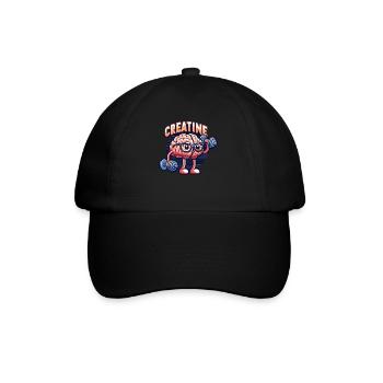Musculation, Powerlifting, Haltération, Fitness - Casquette classique - noir/noir - Devant