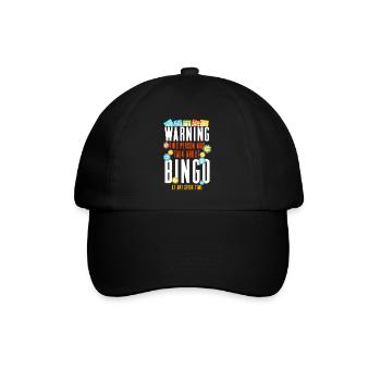 Joueur de bingo avertissant cette personne - Casquette classique - noir/noir - Devant