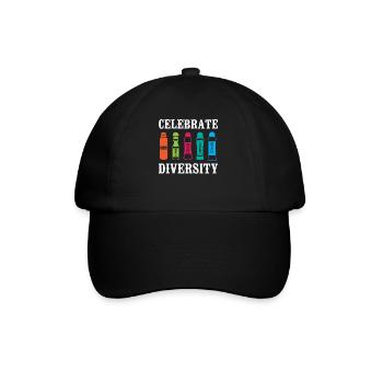 Bingo Player Celebrate Diversity - Baseballkappe - Schwarz/Schwarz - Vorne