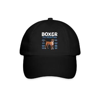 BOXER DOG BREAKDOWN Boxer allemand drôle - Casquette classique - noir/noir - Devant