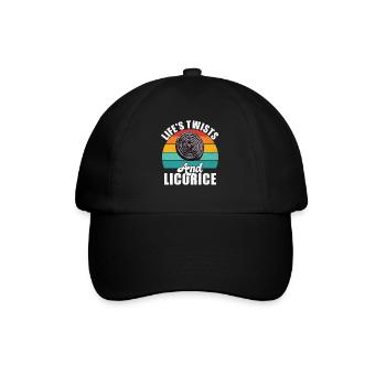 Licorice Gifts - Baseball Cap - black/black - Front