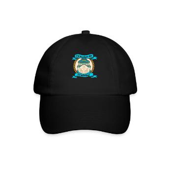 Je préfère être en croisière vacances - Casquette classique - noir/noir - Devant