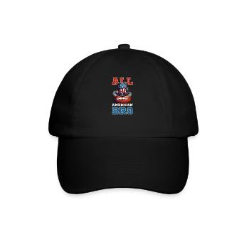 4 Juillet Football All American Bro - Casquette classique - noir/noir - Devant