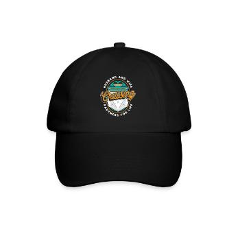 Mari Et Femme Partenaires De Croisière Pour La Vie - Casquette classique - noir/noir - Devant