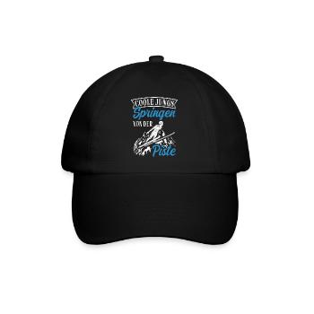 Ski Jumping Ski Flying Competition Winter Sports Skisp - Baseball Cap - black/black - Front